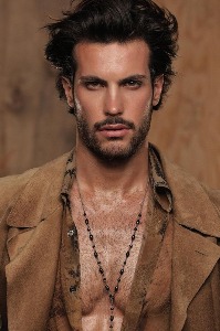 Simone, model in Milan