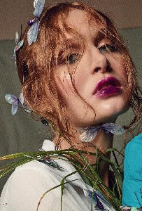 Paula Marika, model in Milan