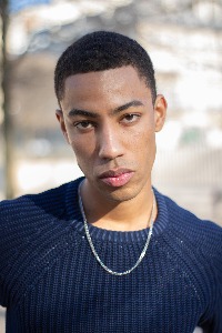 Daby, model in Paris